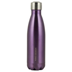 YOKO DESIGN Bouteille isotherme double paroi 500 ml bleu brillant