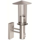 APPLIQUE EXTERIEURE Applique montante INOX H.36cm avec détecteur