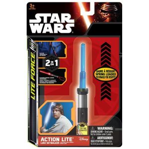 Porte-clef lampe torche Star Wars - Couleur aléatoire Bleu/Vert/Rouge