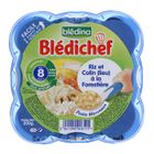 PLATS PREPARES SALES Blédichef Colin Riz 200gr