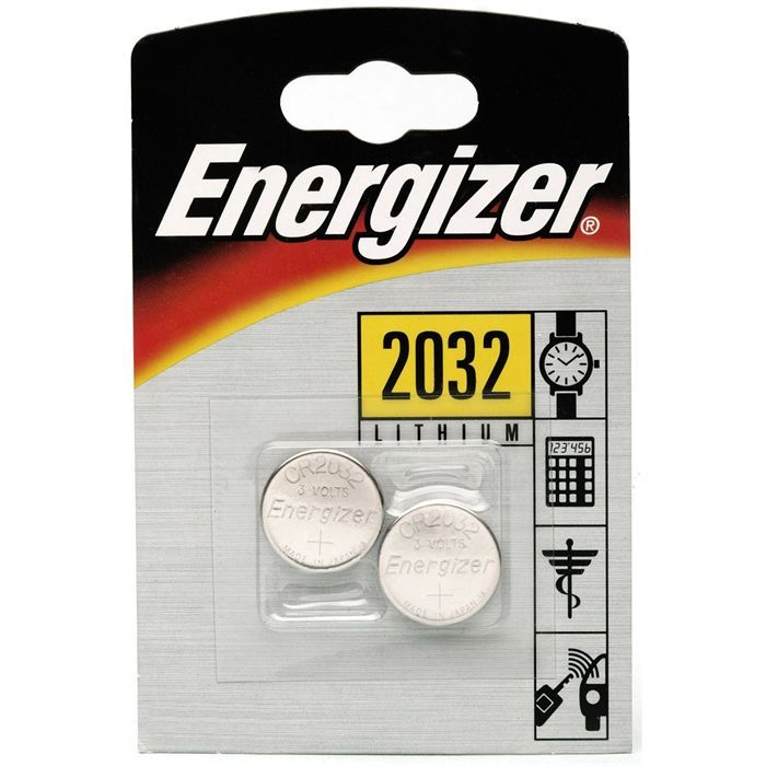 ENERGIZER Lot 2 piles miniature Lithium CR2032 - Achat / Vente piles ...