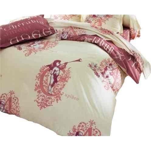 housse de couette 1 pers 140x200cm motif ange