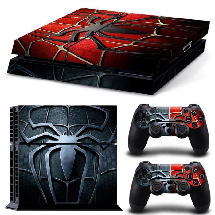 Sticker Skin Case Pour PS4-Spider-Man Playstation 4 Skin Sticker pour ...