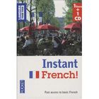 DICTIONNAIRES / LANGUES Coffret instant french -livre + 1 cd audio-