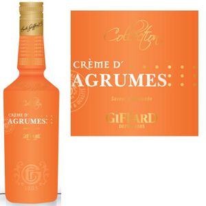 LIQUEUR Crême de agrumes Giffard 50cl 16° LIQUEUR Crême de agrumes Giffard 50cl 16°