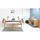 LAZY Lit adulte scandinave en bois chêne massif hu