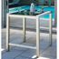 TABLE DE JARDIN  Table de bar design Pacific Couleur Argenté/Noi…