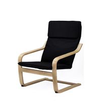 CHAISE DE BUREAU Fauteuil relax SLEEPY Noir