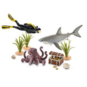 SCHLEICH Plongeur ? la Recherche d'un Trésor
