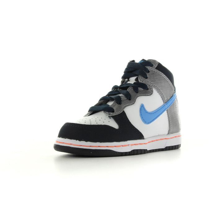 Nike - Dunk high nd (PS) Noir, blanc, bleu et gris argent - Achat / Vente basket - Cdiscount