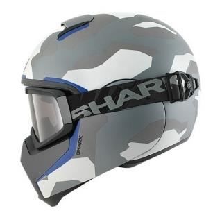 CASQUE MOTO SCOOTER Casque SHARK VANCORE WIPEOUT MAT\u2026