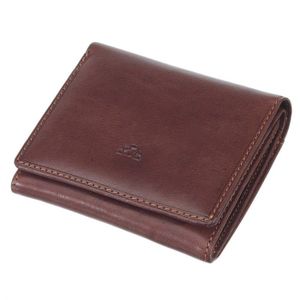 TONY PEROTTI Portemonnaie Cuir Lisse 10 cm Marron Homme