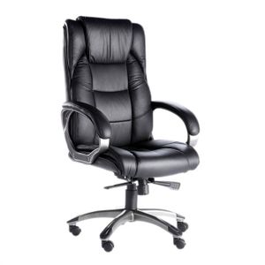 CHAISE DE BUREAU ALPHASON NORTHLAND Fauteuil cuir noir