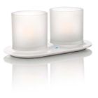 BOUGIE - BOUGEOIR  Naturelle CandleLights 2 set white