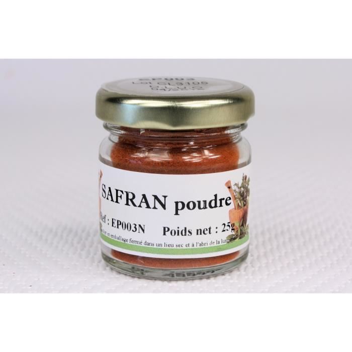 Safran poudre sachet 25g - Achat / Vente epice - herbe ...