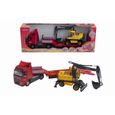 VÉHICULE TERRESTRE Ensemble Camion Chargeur 60cm + sa pelleteuse