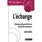 SCIENCES HUMAINES L'echange