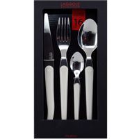 COUTEAU DE CUISINE - FEUILLE - COUPERET - FENDOIR Ménagères 16 Pièces INTUITION Blanc