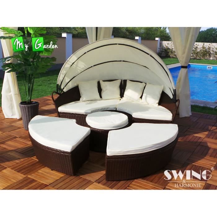 Canap   Salon de Jardin Resine tressee 