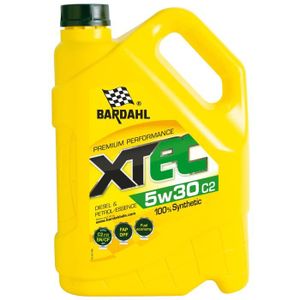 BARDAHL XTEC 5W30 C2 Huile Moteur 100% Synthétique Essence & Diesel 5L
