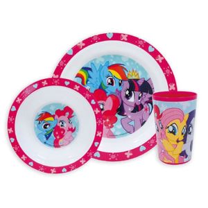 My Little Pony Ensemble lunch : Assiette - Verre - Bol
