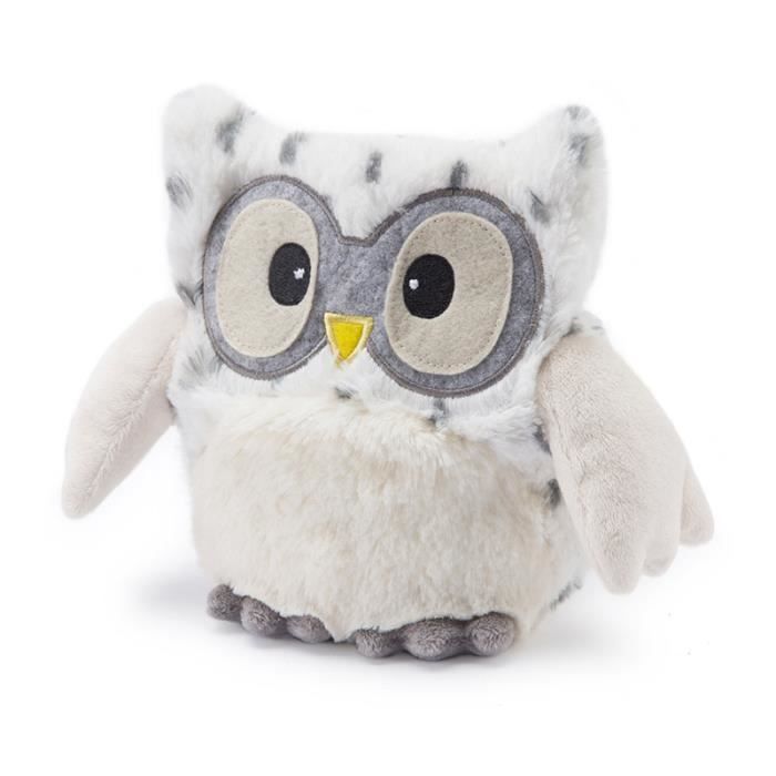 Bouillotte Peluche Naturelle Hibou Blanc HOOTY - Achat ...