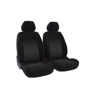 DBS Rafael Jeu de 2 Housses Universelles Si?ges Avant pour 4x4 en Polyester Noir et Gris