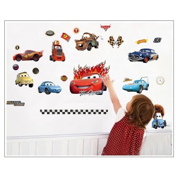 Sticker mural enfant cars, voitures Achat / Vente stickers Cdiscount