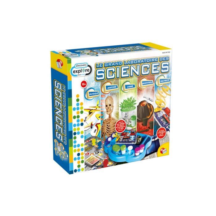 Le Grand Laboratoire De Dingo Le Scientifique Le Grand Labo Des Sciences Lisciani - Achat / Vente expérience