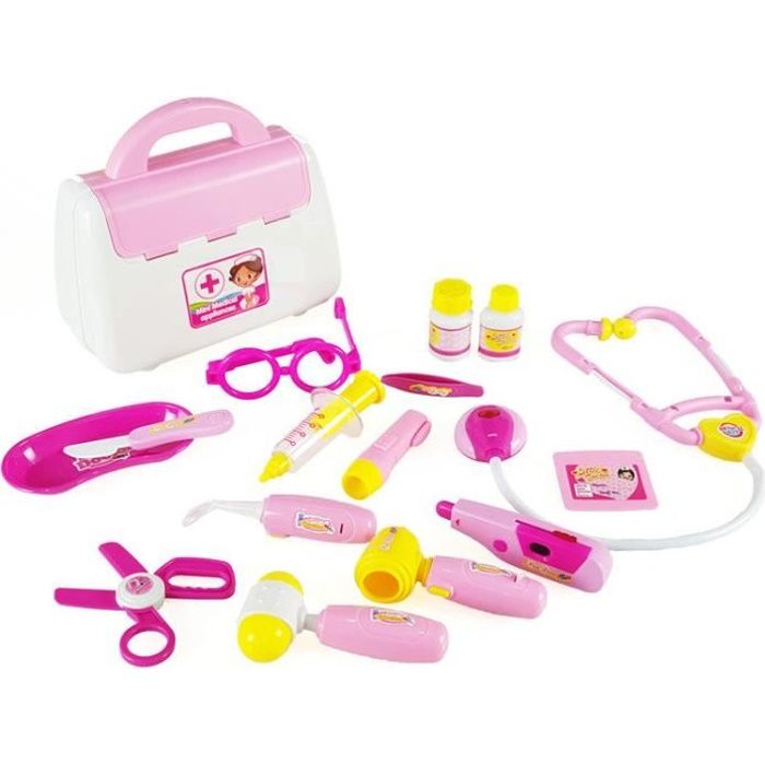 DOCTEUR LA PELUCHE La Malette de Doc(rose) Achat Vente f ola
