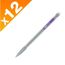 Bic - 12 Porte-mine 0,5 mm jetable corps noir