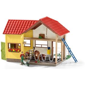 SCHLEICH Grange avec Animaux et Accessoires
