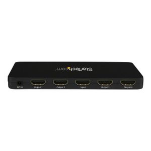 STARTECH Répartiteur vidéo HDMI 4K ? 4 ports - Splitter HDMI 1x4 avec boîtier en aluminium - 4K 30Hz