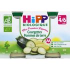 PLATS PREPARES SALES HIPP Pots Courgettes Pommes de Terre - 4/6 mois
