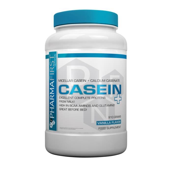 CASEIN PLUS 910g VANILLE PharmaFirst Caseine BCAA Glutamine Protéine
