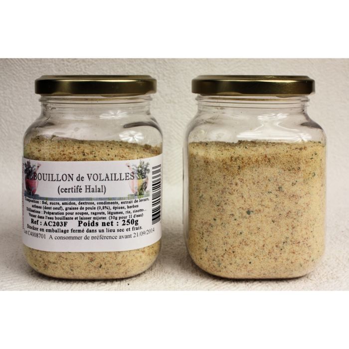Bouillon de volaille 220 g Achat / Vente bouillon fond sauce
