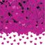 CONFETTIS - SERPENTIN  Confettis de table coeurs Fushia