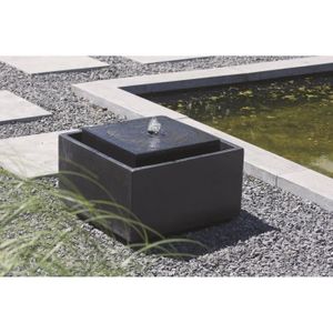 UBBINK Fontaine de jardin Sonora 50x50x33cm - Noir