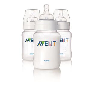 BIBERON PHILIPS AVENT Lot 3 Biberons 260 ml SCF683/37 BIBERON PHILIPS AVENT Lot 3 Biberons 260 ml SCF683/37