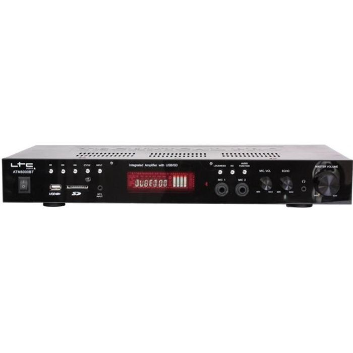 LTC ATM6000BT Amplificateur Hifi stéréo 2x50W avec fonction Bluetooth