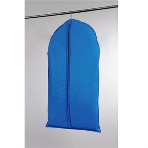 Housse courte pour v?tements bleue 60x100 cm