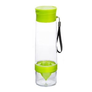 YOKO DESIGN Bouteille détox avec presse-argumes vert
