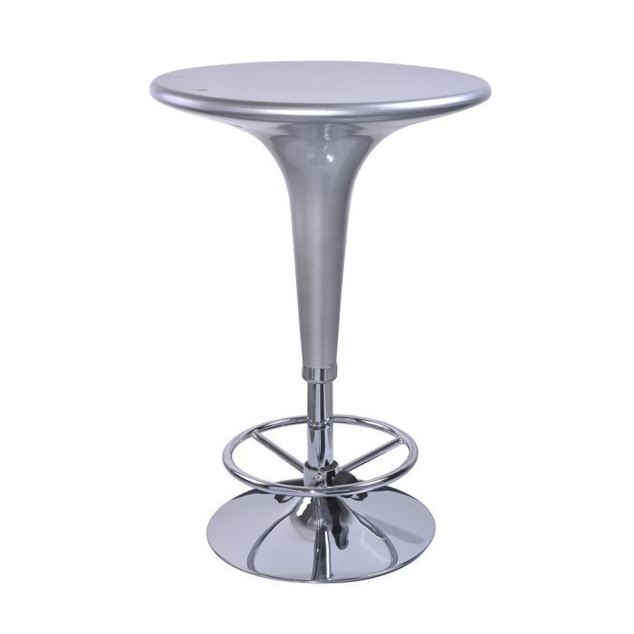 table bar ronde reglable