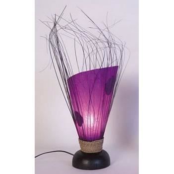 Lampe de table violette ambiance tamisée - Achat / Vente Lampe de table