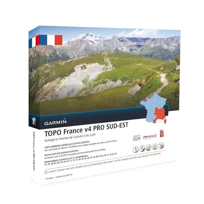 GARMIN Carte Topo France V4 Sud-Est Pro - Prix pas cher ...