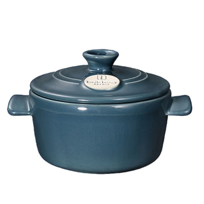 EMILE HENRY Mini cocotte 10 cm bleu pavot (lot … Achat / Vente cocotte EMILE HENRY Mini