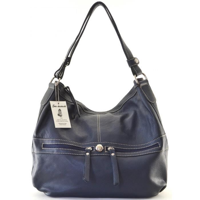 Sac à Main CUIR «Grainé» - VADUZ (BLEU FONCE) - SAC à MAIN en ... Sac à Main CUIR «Grainé» - VADUZ (BLEU FONCE) - SAC à MAIN en ...