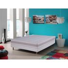 SOMMIER ET MATELAS  Ensemble 140x190cm Mousse 21cm 24kg/m3 ARTOIS