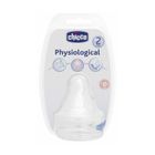  CHICCO Lot 2 Tétines Physiologiques Silicone