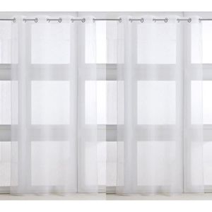 RIDEAU - VOILAGE Paire de Voilages 135x240cm CHANTILLY RIDEAU - VOILAGE Paire de Voilages 135x240cm CHANTILLY
